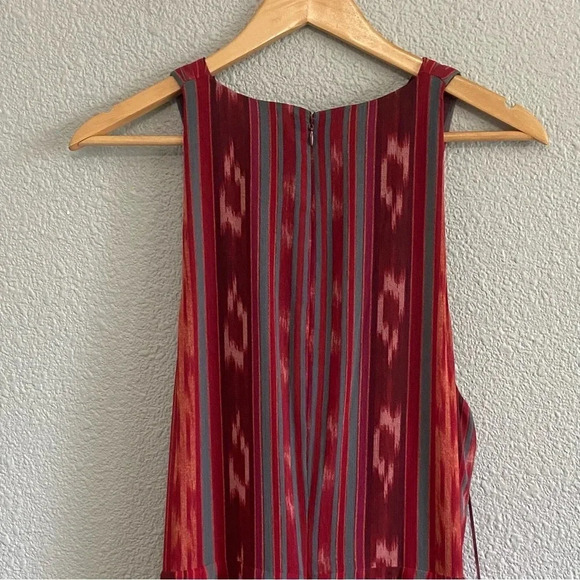 Lauren Ralph Lauren Geo Striped Georgette Halter Gown Size 18 NWT - Picture 8 of 8